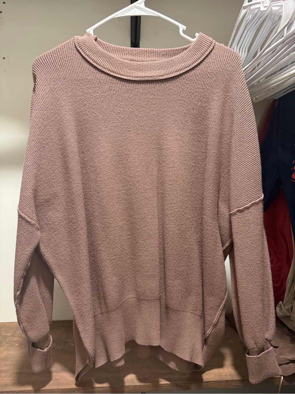 oversized crew neck sweater